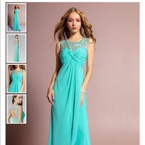 Tiffany Empire Line Chiffon Long Dress